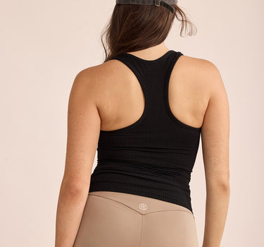 1.20 Ribbed Tank Top (Black)
