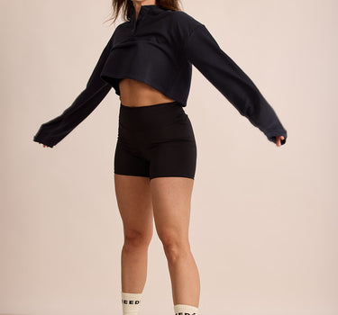 חולצת שרוול ארוך עם כפתורים (כחול כהה)