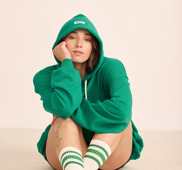 1.24 Socks (Cream & Green)