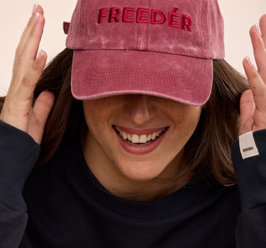 1.23 Classic Baseball Cap With Logo (Pinkish Red)